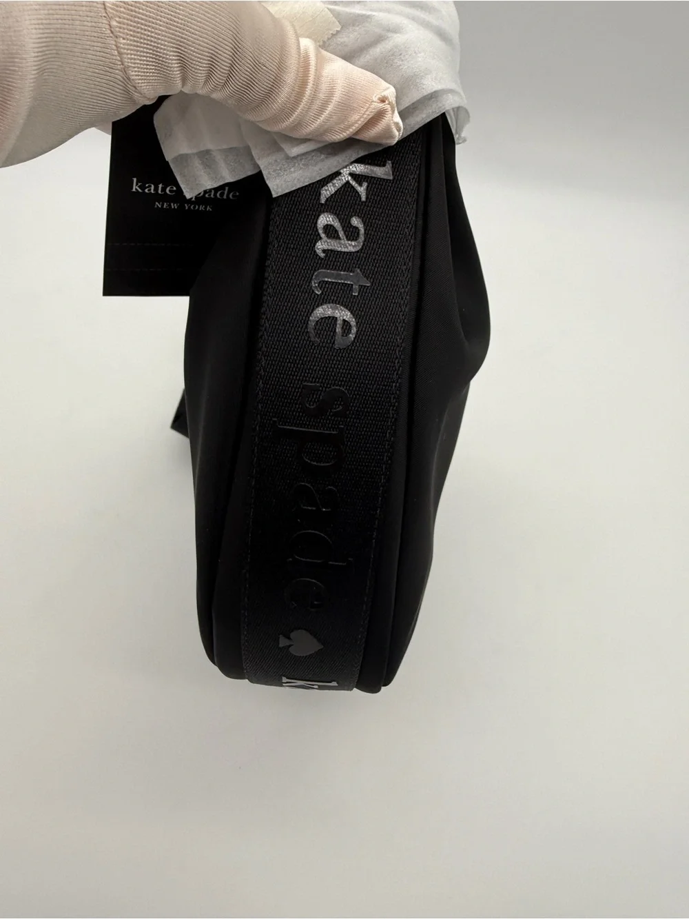 Kate Spade Carter Nylon Medium Sling Bag Black